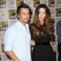 Kate Beckinsale y su marido Len Wiseman en la Comic-Con 2011