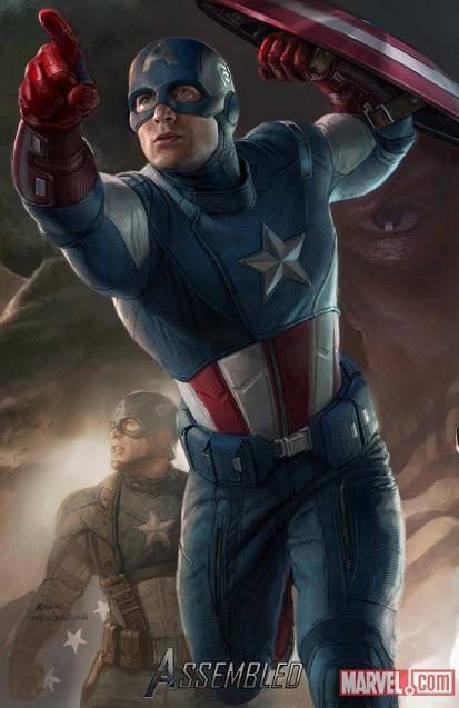 Chris Evans es Capitán América en 'Los Vengadores'