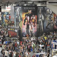 Vista superior de un hall de la Comic-Con 2011