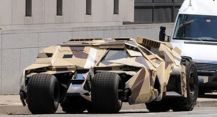 El Batmóvil militar de 'The Dark Knight rises'