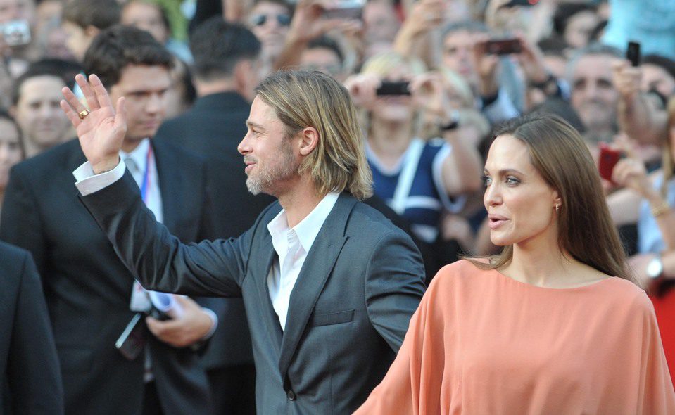 Brad Pitt y Angelina Jolie visitan Sarajevo