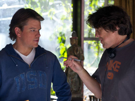 Matt Damon y Cameron Crow rodando 'We bought a zoo'