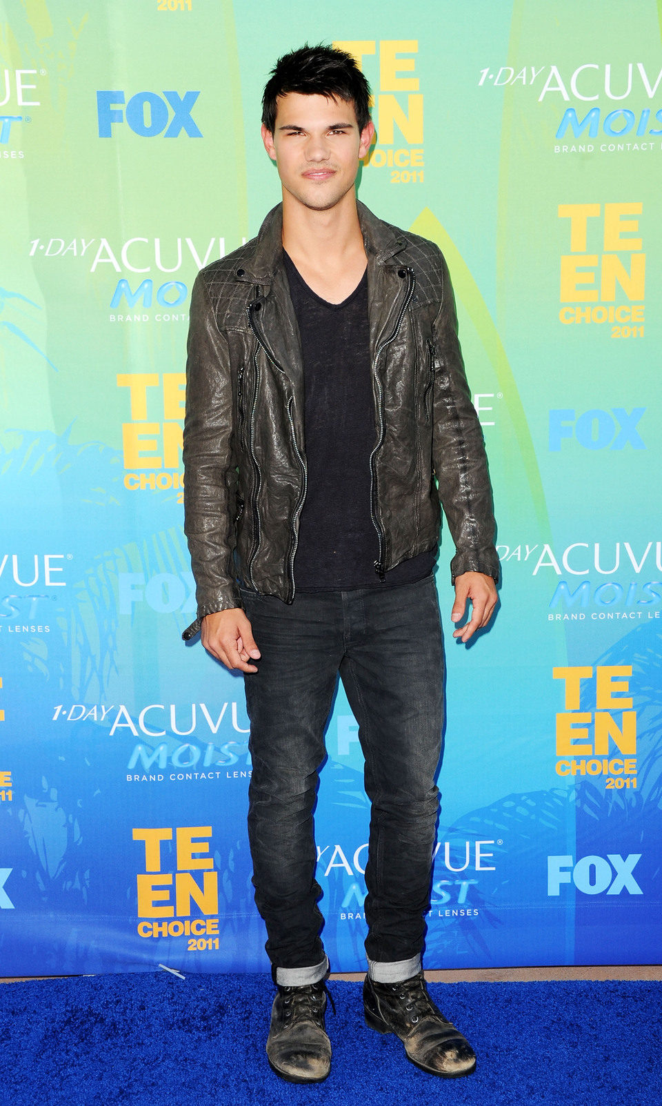 Taylor Lautner en el photocall de los Teen Choice Awards 2011