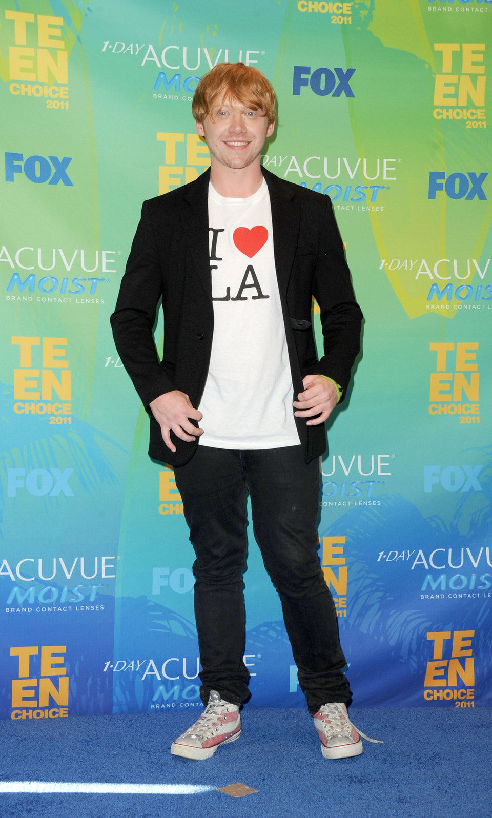 Rupert Grint en el photocall de los Teen Choice Awards 2011