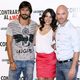 Hugo Silva y Adriana Ugarte junto al director de 'Lo contrario al amor'