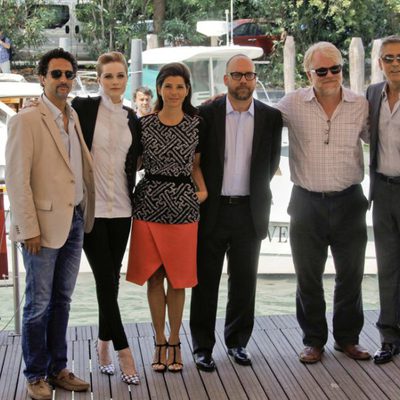 El equipo de 'The Ides of March' en el Festival de Venecia