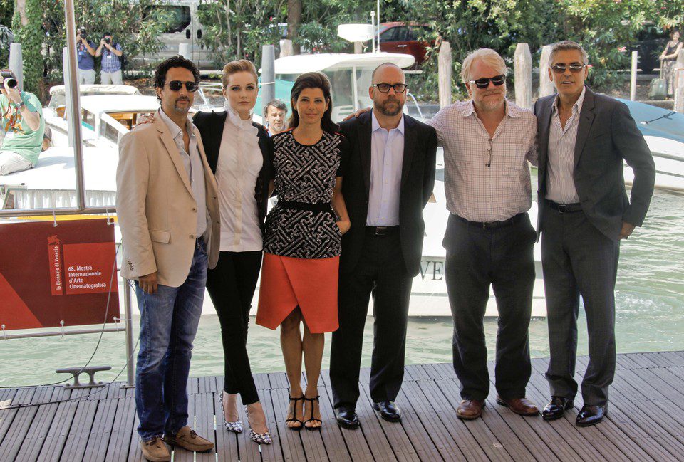 El equipo de 'The Ides of March' en el Festival de Venecia