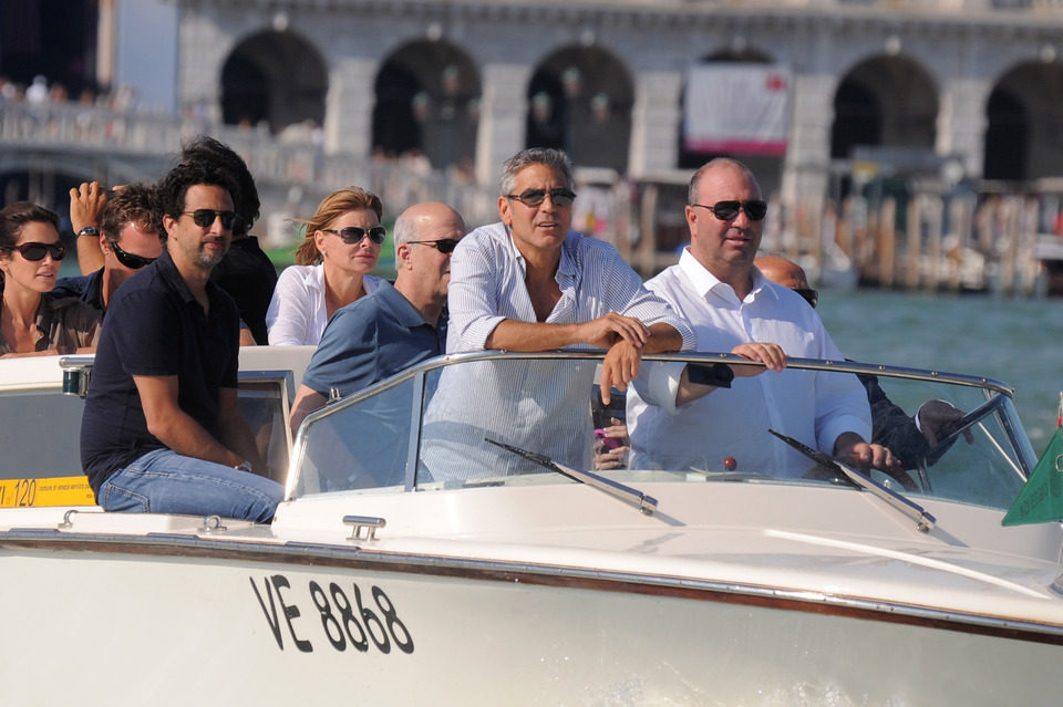 George Clooney desembarca en el Festival de Venecia