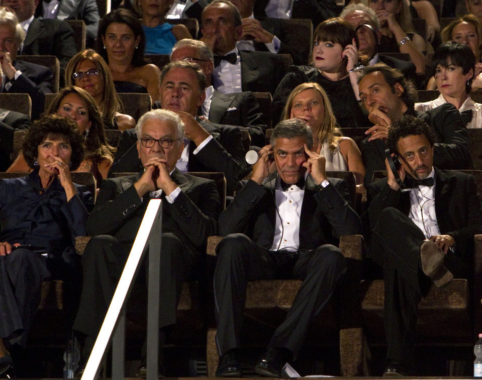 George Clooney en la gala de apertura del Festival de Venecia