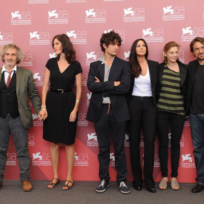 El equipo de 'Un Ete Brulant' en el Festival de Venecia