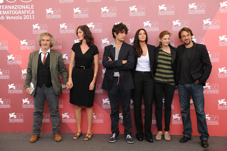 El equipo de 'Un Ete Brulant' en el Festival de Venecia