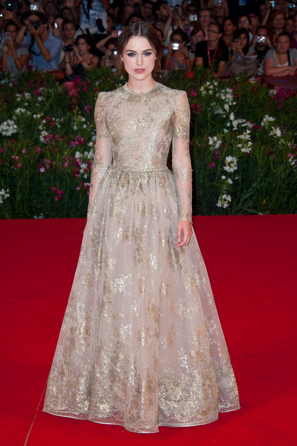 Keira Knightley de Valentino en el Festival de Venecia