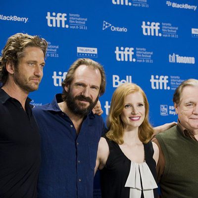 Gerard Butler, Ralph Fiennes, Jessica Chastain y Brian Cox presentan 'Coriolanus'