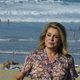 Catherine Deneuve sonríe en la playa de San Sebastián