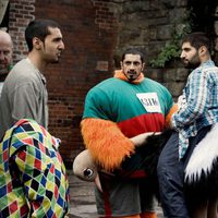 Four lions