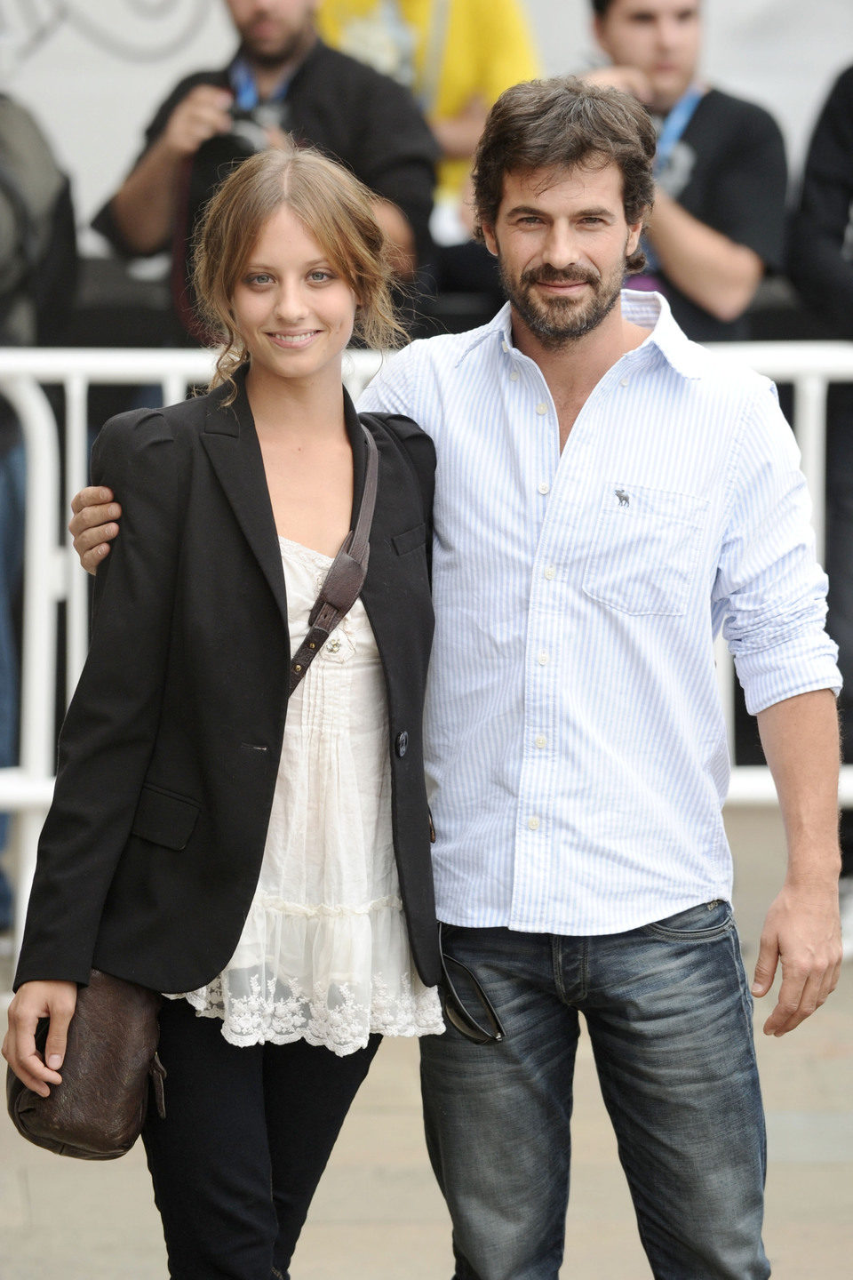 Michelle Jenner y Rodolfo Sancho en el Festival de San Sebastián