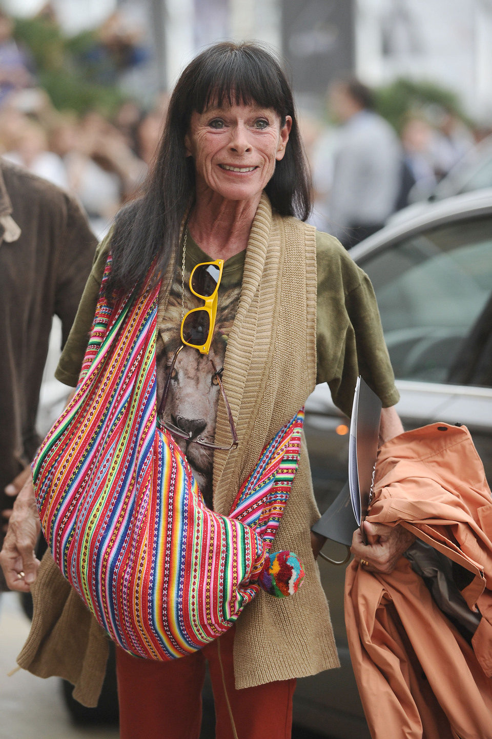 Geraldine Chaplin llega a San Sebastián