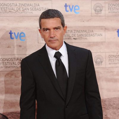 Antonio Banderas en la premiére de 'El gato con botas'