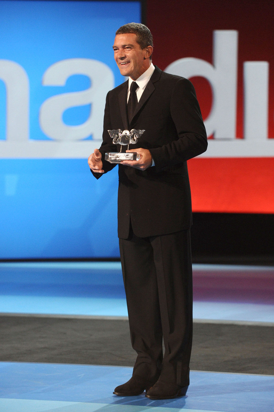 Antonio Banderas en la gala de clausura de Zinemaldia