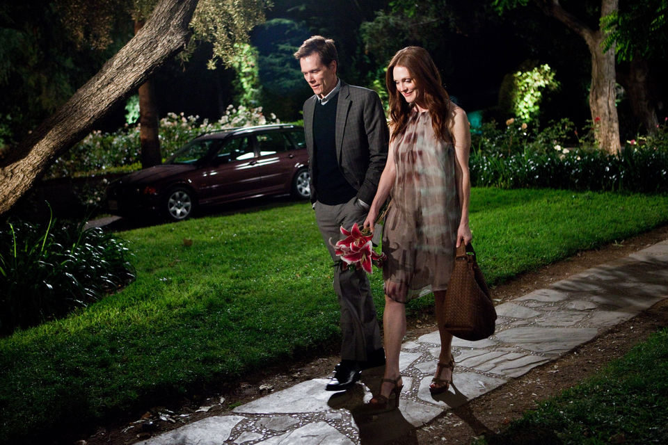 Kevin Bacon y Julianne Moore