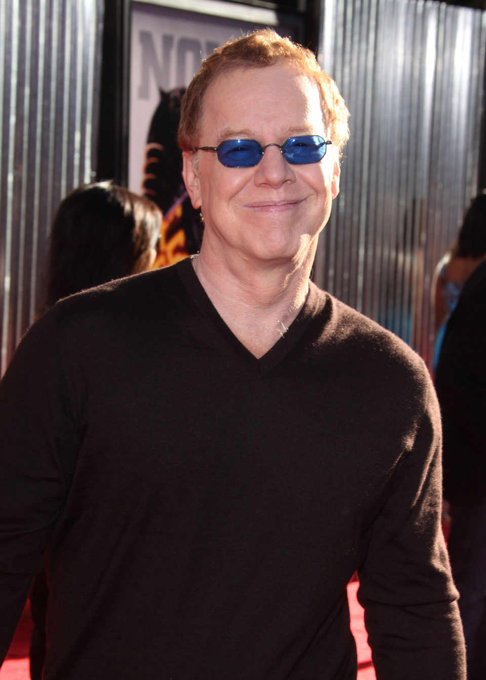 Danny Elfman en la premiére de 'Acero puro'