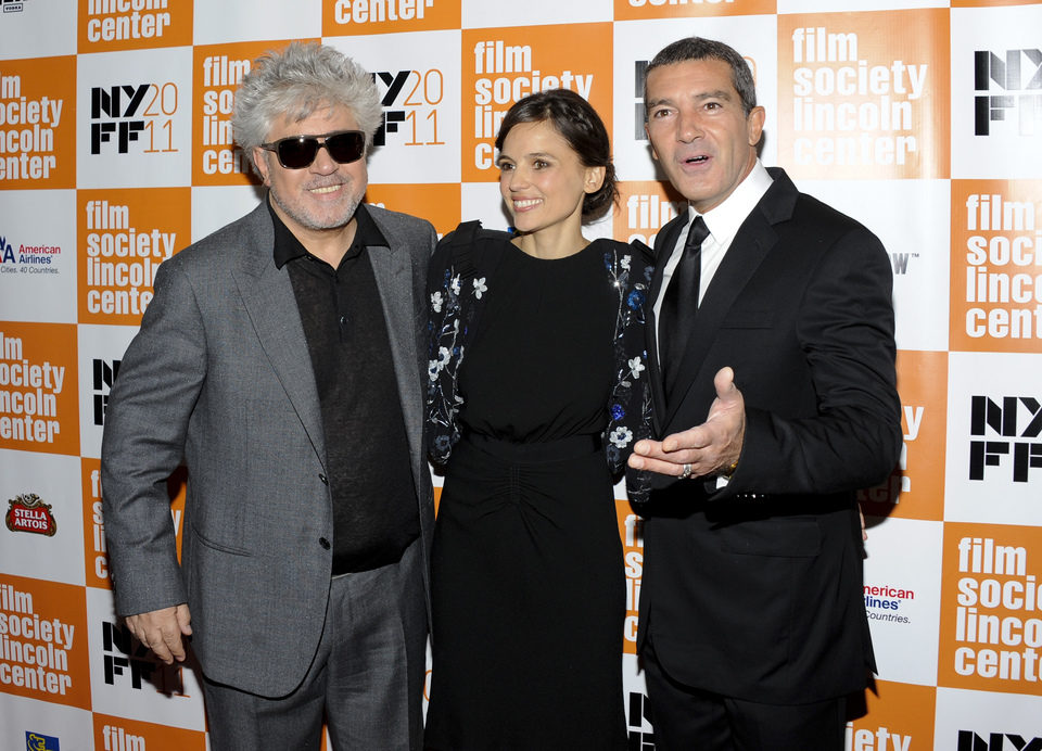 Pedro Almodóvar, Elena Anaya y Antonio Banderas presentan 'La piel que habito en Nueva York'