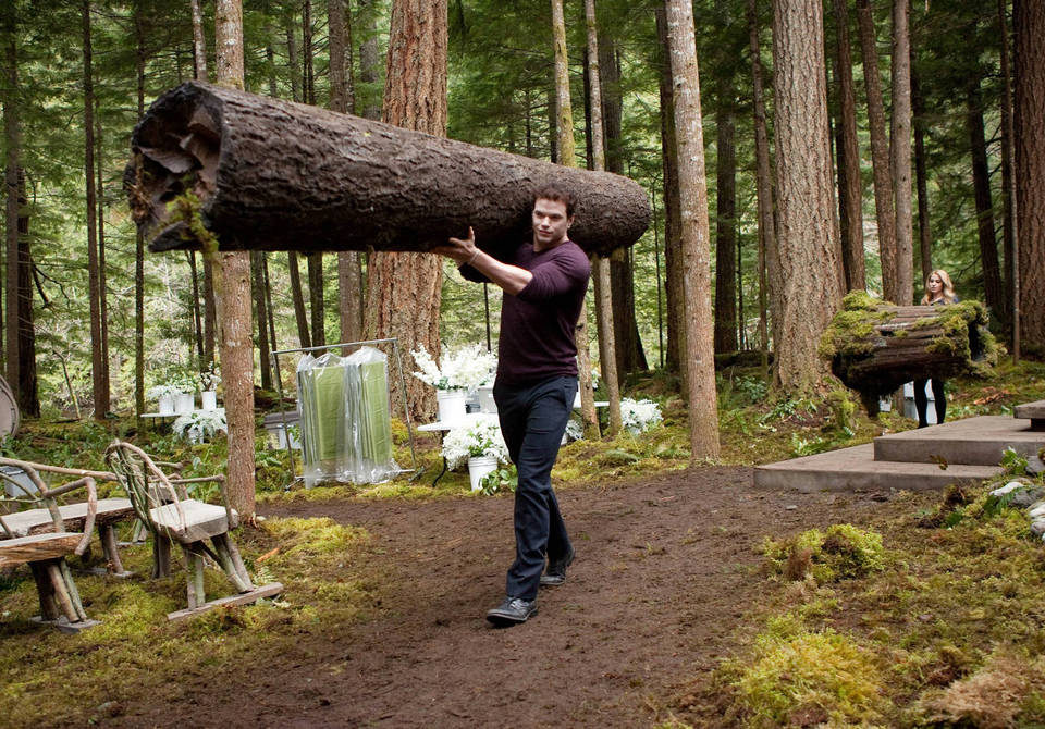 Emmet despeja la zona de la boda de 'Amanecer: Parte 1'