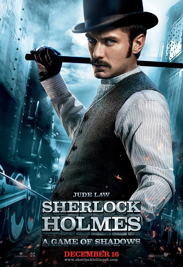 Jude Law es el doctor Watson en 'Sherlock Holmes: Juego de sombras'