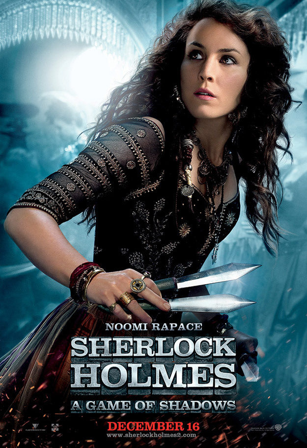 Noomi Rapace es Simza en 'Sherlock Holmes: Juego de sombras'