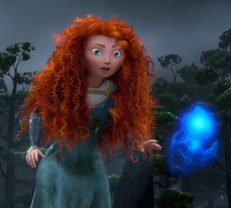 Merida investiga una misteriosa luz en 'Brave'