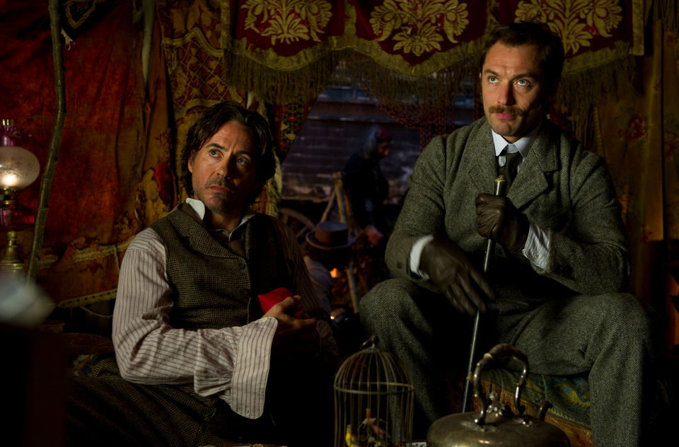 Robert Downey Jr. y Jude Law en 'Sherlock Holmes 2: Juego de sombras'