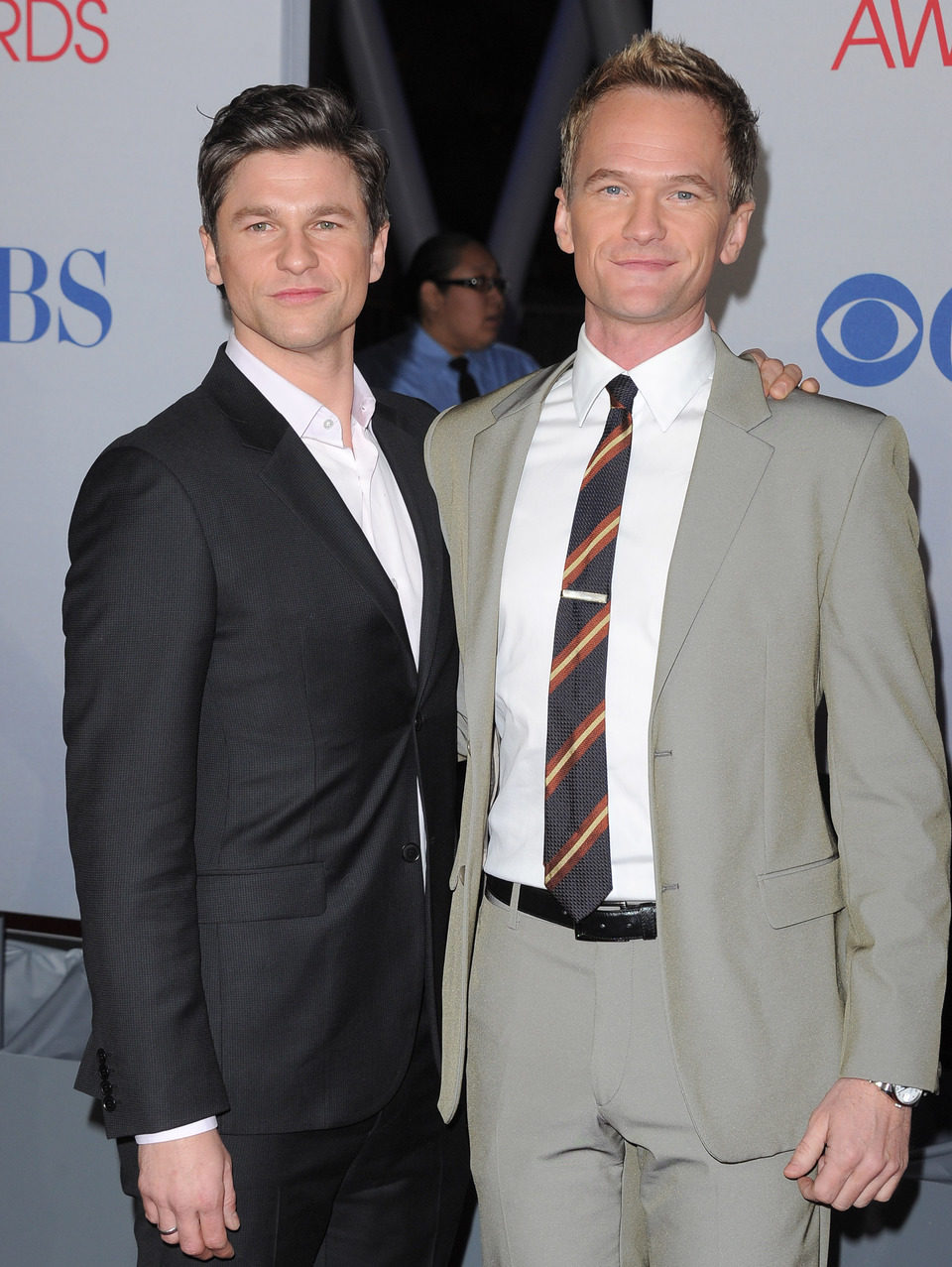 Neil Patrick Harris y su marido en la alfombra roja de los People Choice Awards 2012