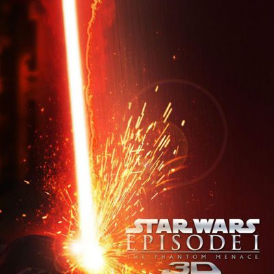 Darth Maul en el póster de 'Star Wars Episodio I: La amenaza fantasma 3D'