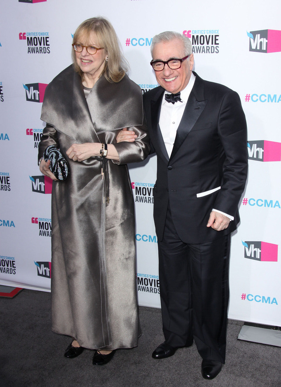 Martin Scorsese llega a los Critics' Choice Awards 2012