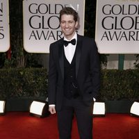 Matthew Morrison en la alfombra roja de los Globos de Oro 2012