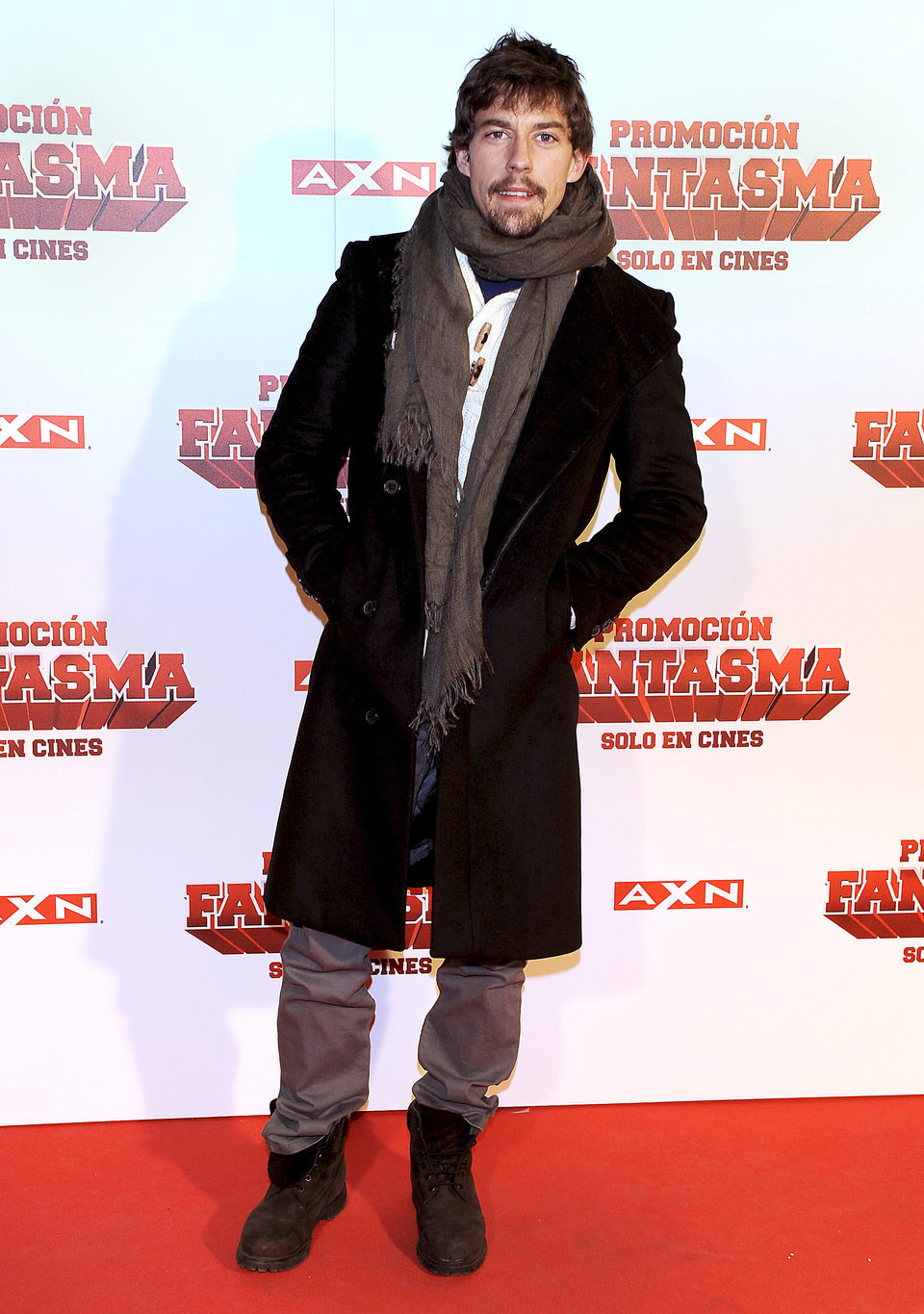 Adrián Lastra en el estreno de 'Promoción fantasma' en Madrid