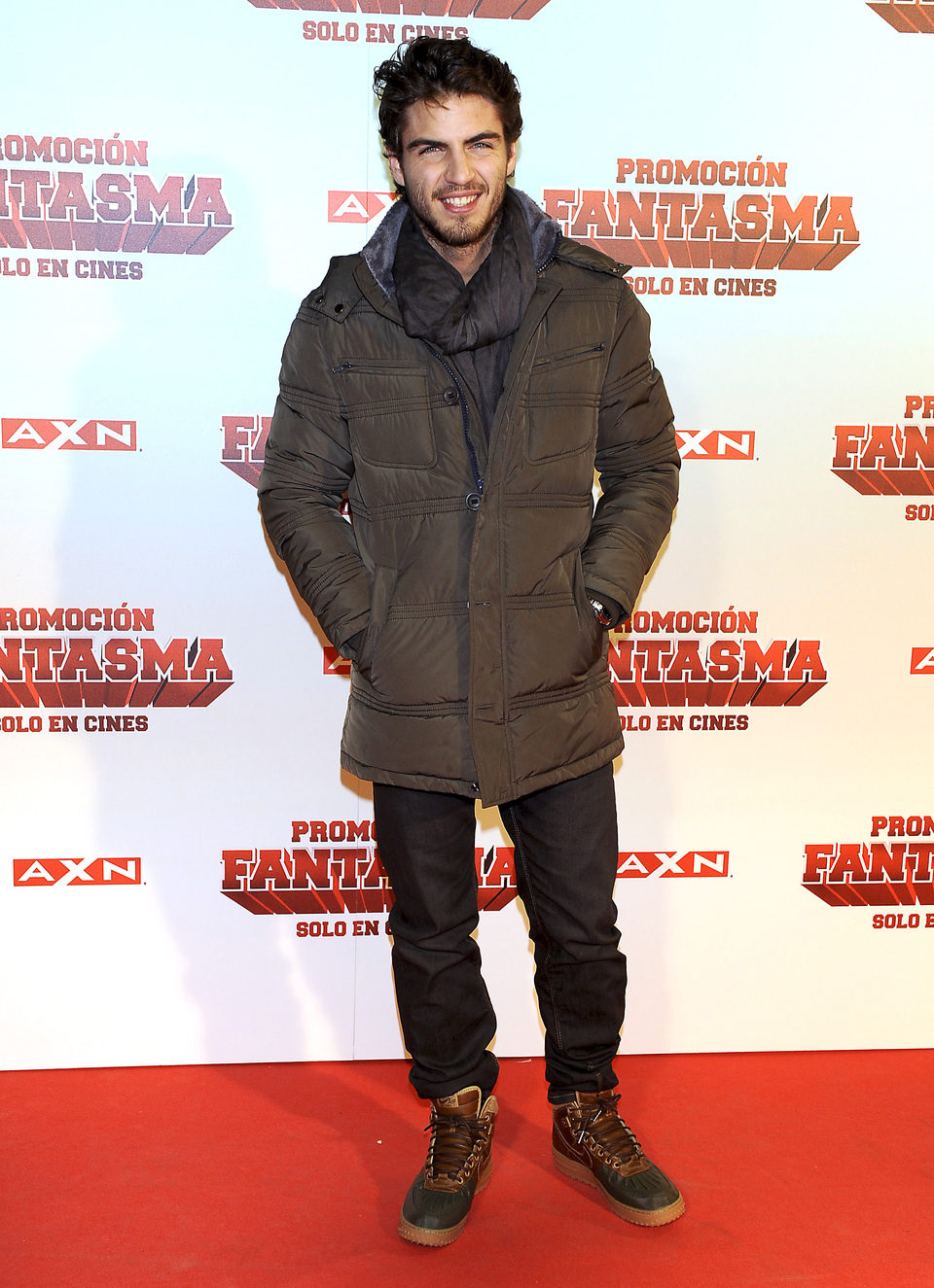 Maxi Iglesias en el estreno de 'Promoción fantasma' en Madrid