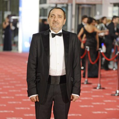 Enrique Villén en la alfombra roja de los Goya 2012