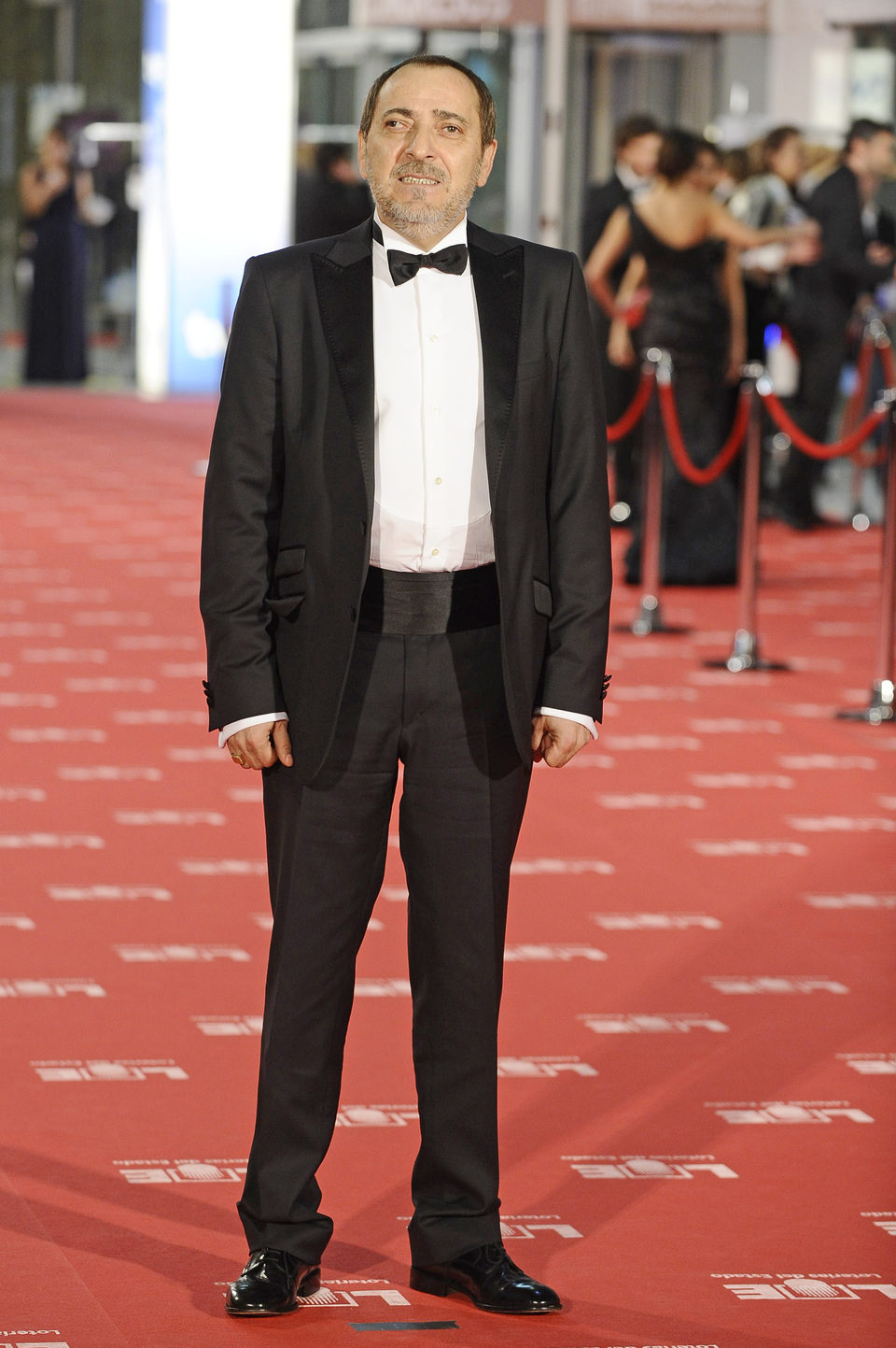 Enrique Villén en la alfombra roja de los Goya 2012