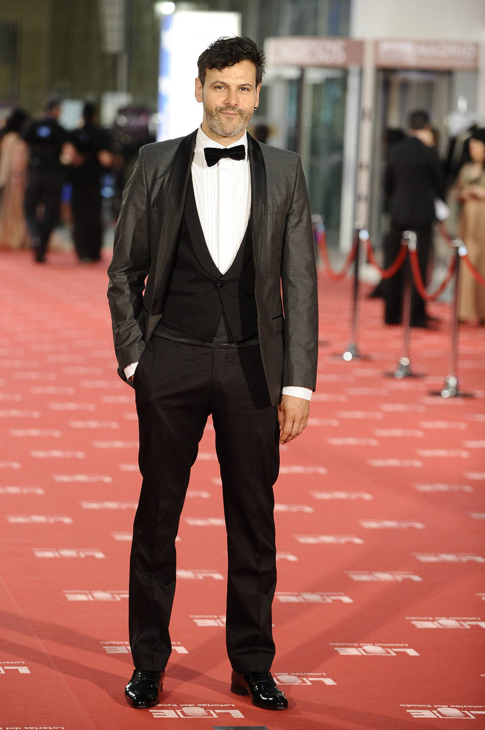 Roberto Enríquez en la alfombra roja de los Goya 2012