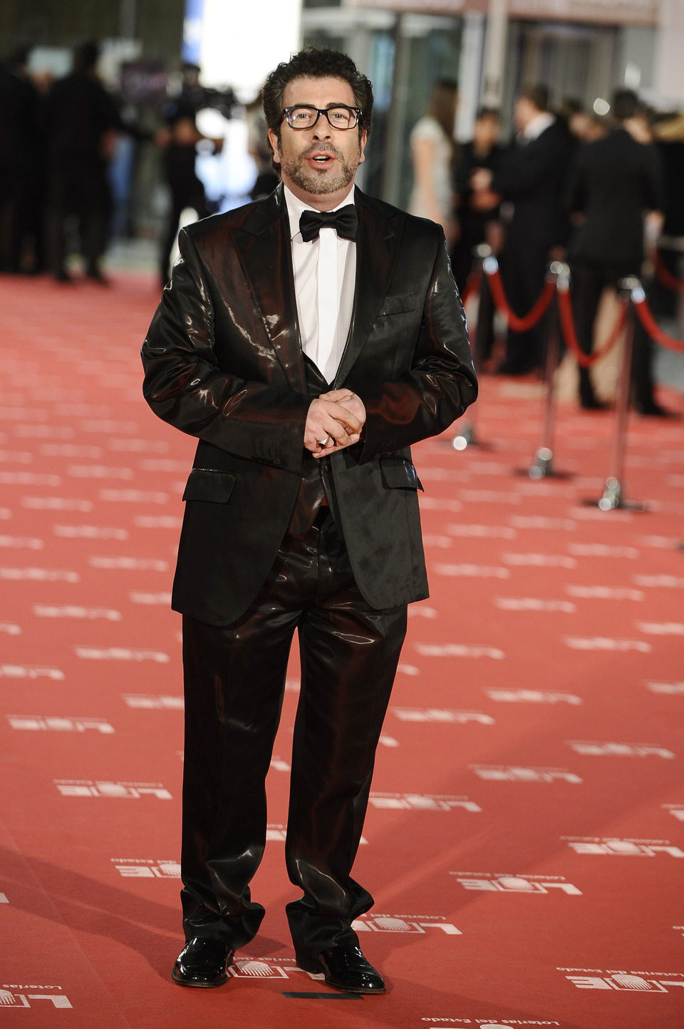 Agustín Jiménez en la alfombra roja de los Goya 2012