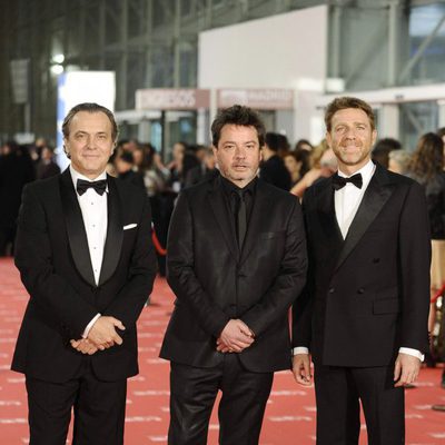 José Coronado, Enrique Urbizu y Juanjo Artero en los Goya 2012