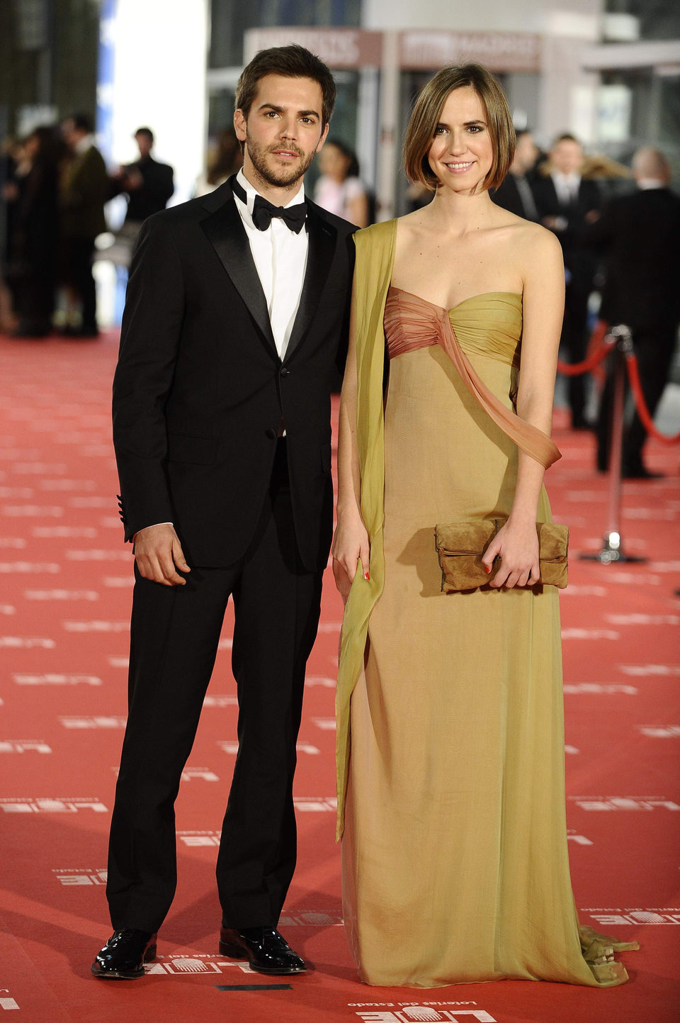 Marc Clotet y su hermana en los Goya 2012