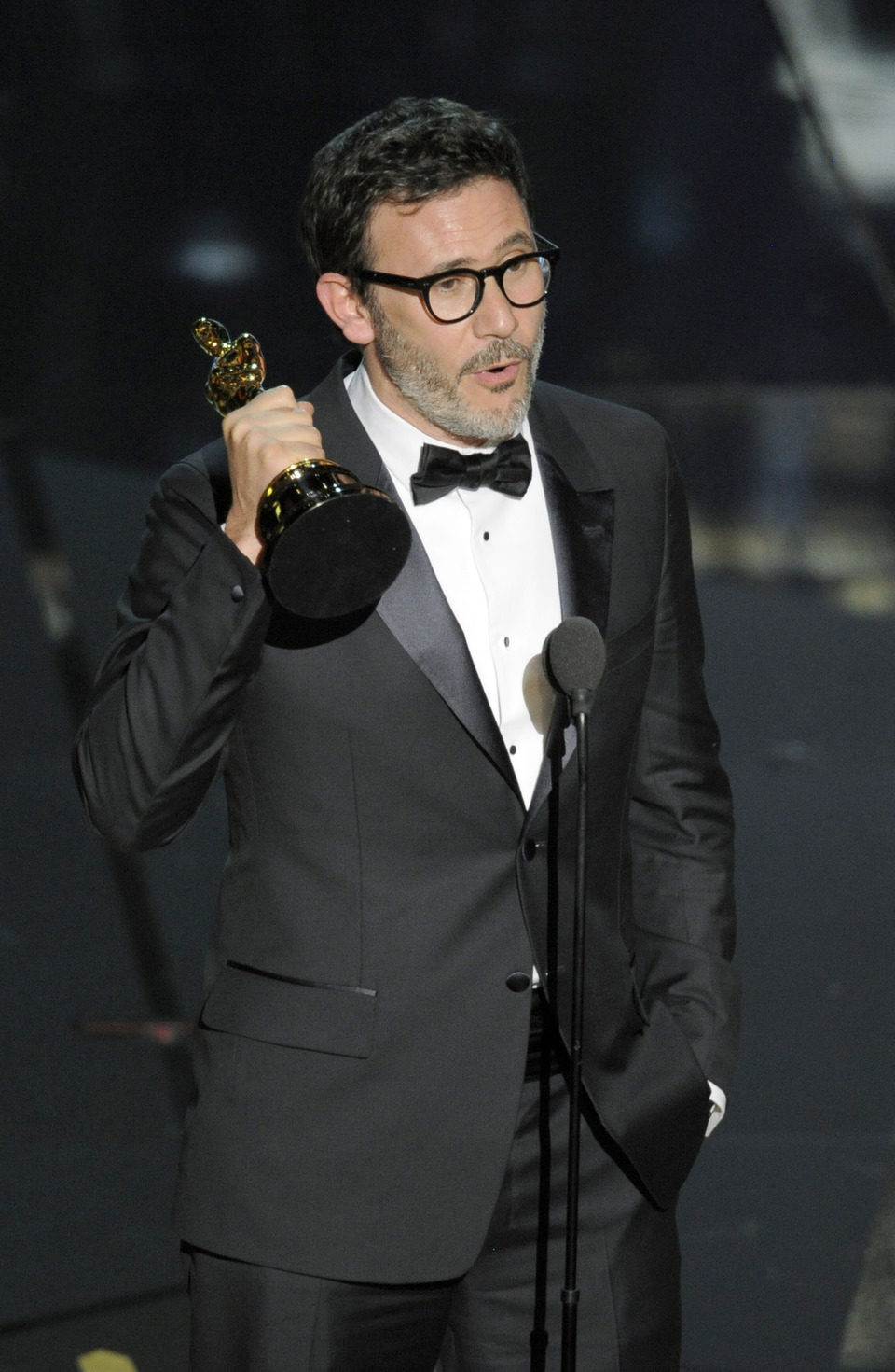 Michel Hazanavicius recibe su Oscar 2012