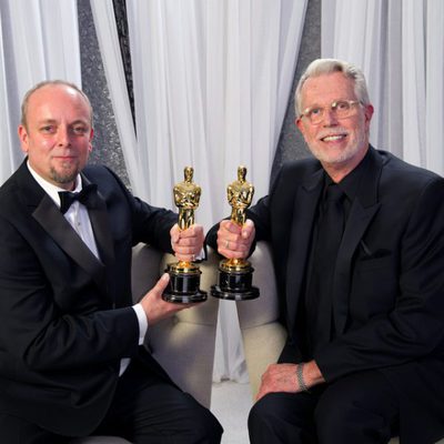 Mark Coulier y J. Roy Helland, ganadores del Oscar al mejor maquillaje por 'The Iron Lady'