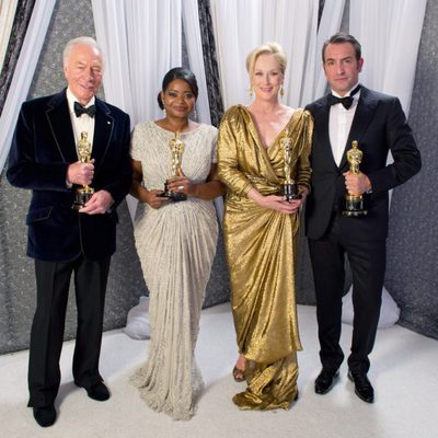 Christopher Plummer, Octavia Spencer, Meryl Streep y Jean Dujardin, mejores actores de los Oscar 2012