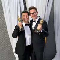 Thomas Langmann, productor de 'The artist', con Miche Hazanavicius, director de la cinta