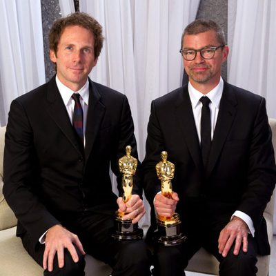 Kirk Baxter y Angus Wall, ganadores de Oscar 2012 al mejor montaje por 'Los hombres que no amaban a las mujeres'