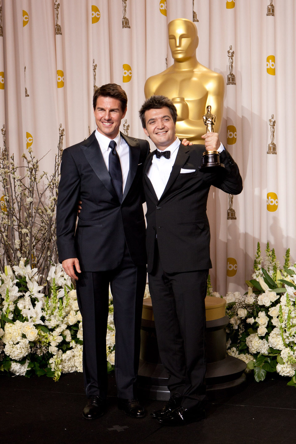 Tom Cruise y Thomas Langmann, ganador del Oscar 2012 a la mejor película