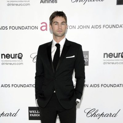 Chace Crawford en la fiesta de Elton John tras los Oscar 2012